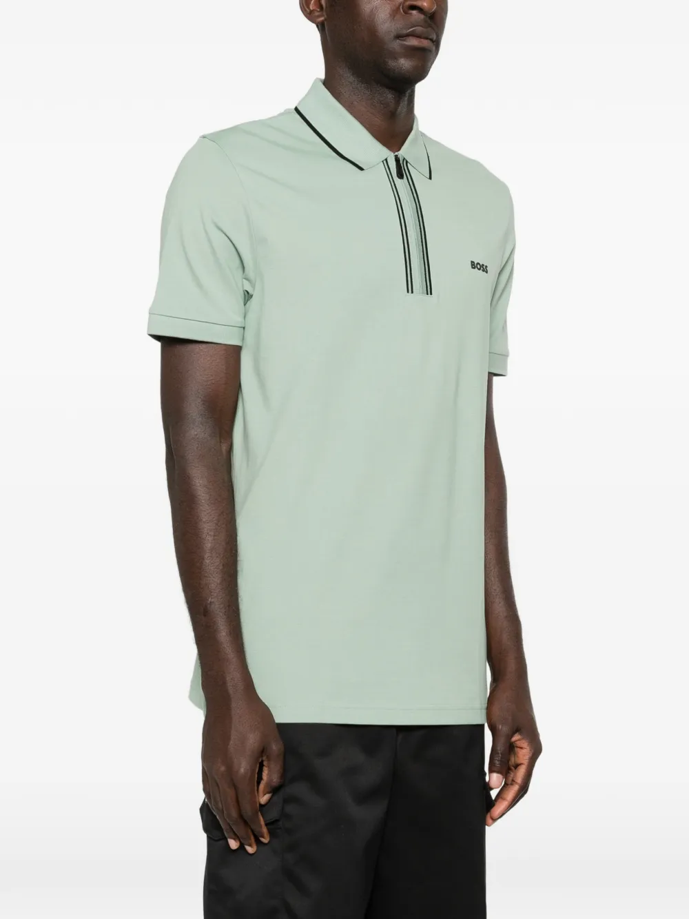 BOSS Philix poloshirt Groen