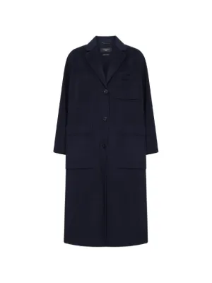 S Max Mara ボタンコート | ブルー | FARFETCH JP