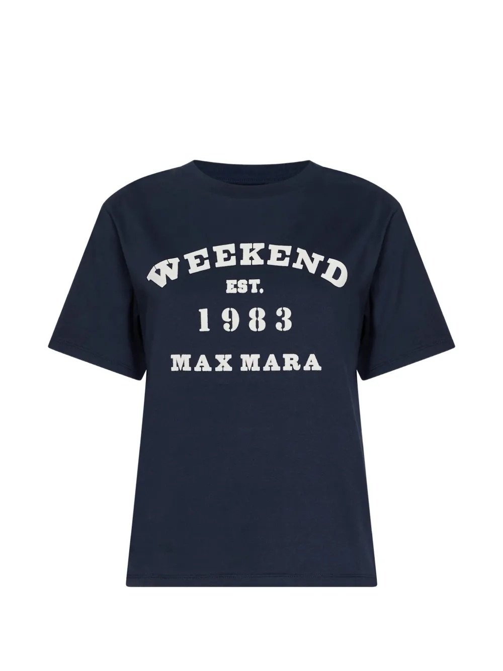 Weekend Max Mara Tenue lettering crew-neck T-shirt - Blu