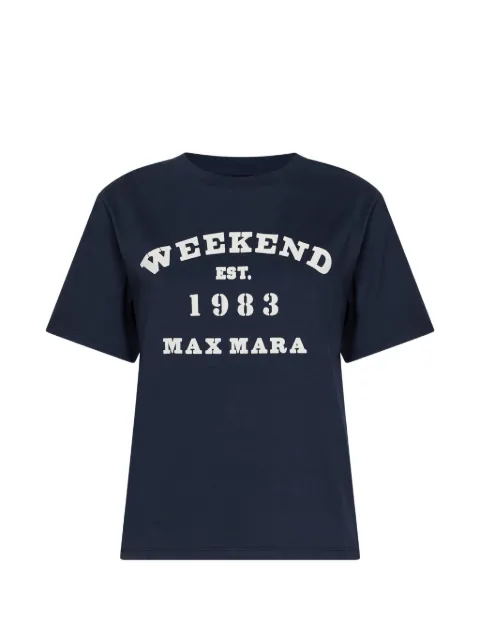 Weekend Max Mara Tenue lettering crew-neck T-shirt