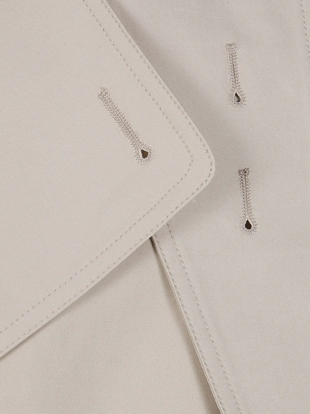  Rick Owens Temple Temple Belted Trench Coat - Neutrals 