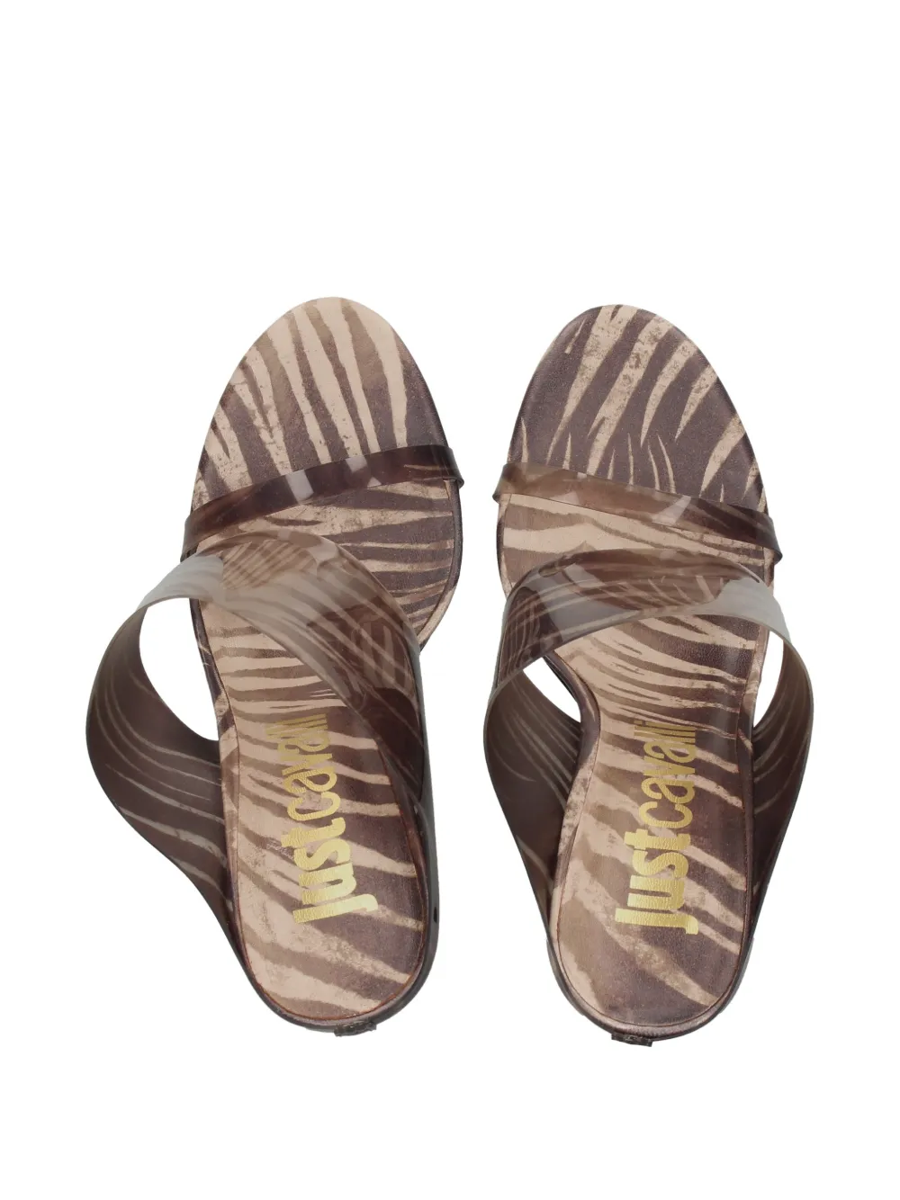 Just Cavalli zebra-print sandals Bruin