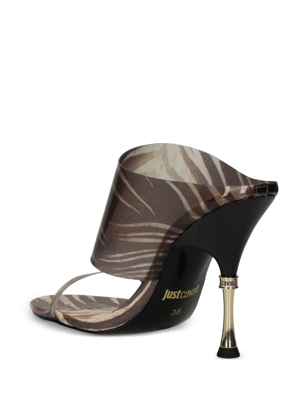 Zebra-Print Sandals