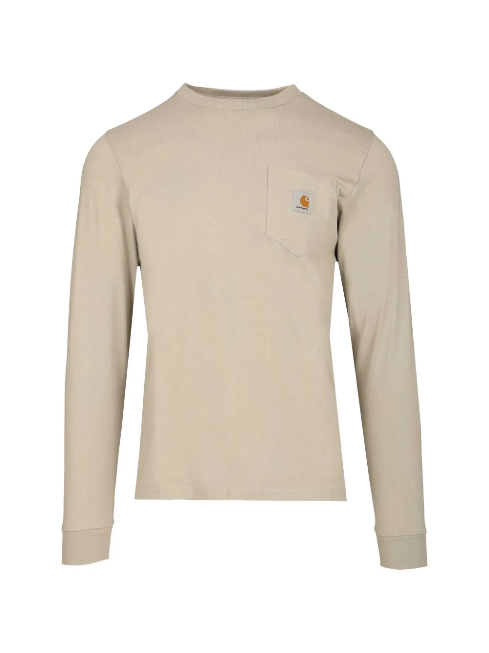 Carhartt WIP T-shirt a maniche lunghe con taschino - Toni neutri
