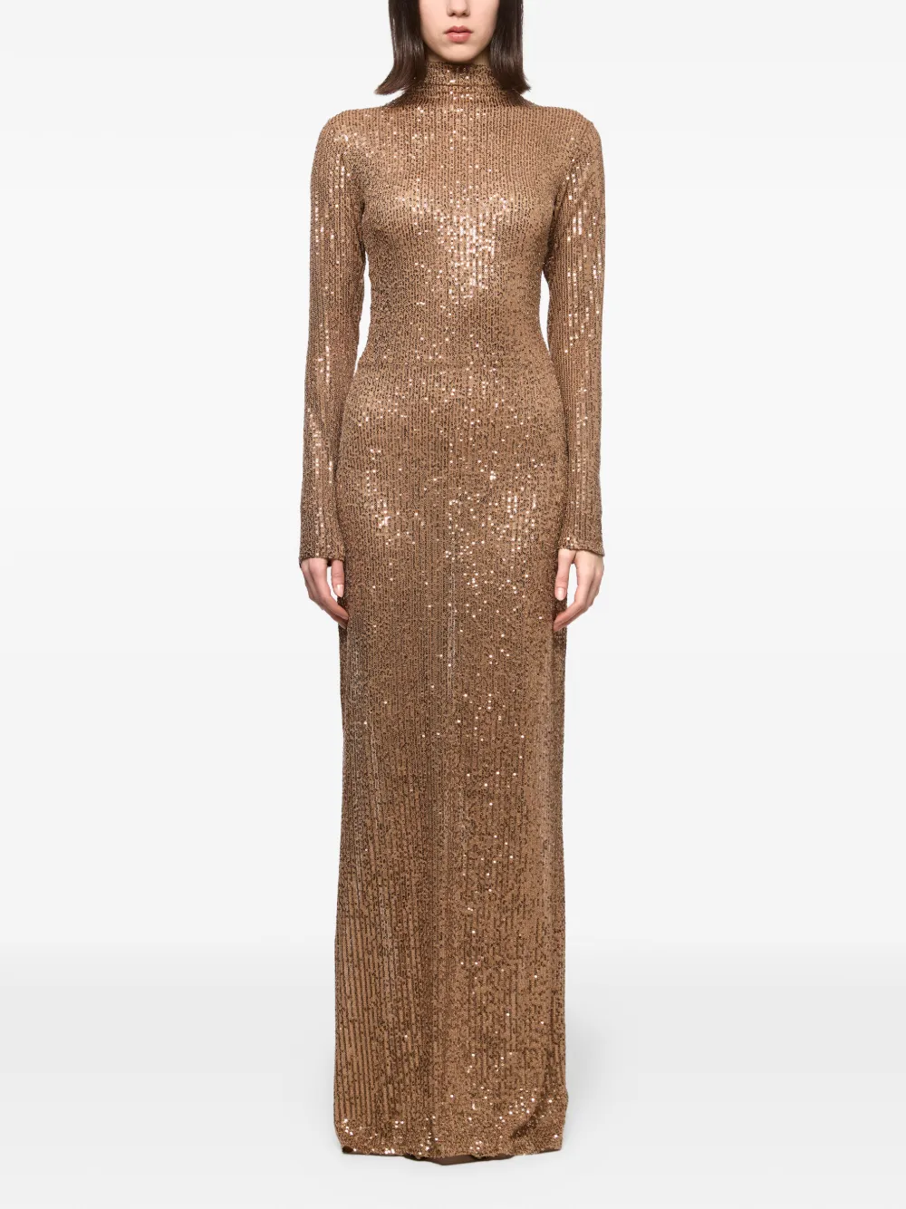 Atu Body Couture sequin-embellished maxi dress - Marrone