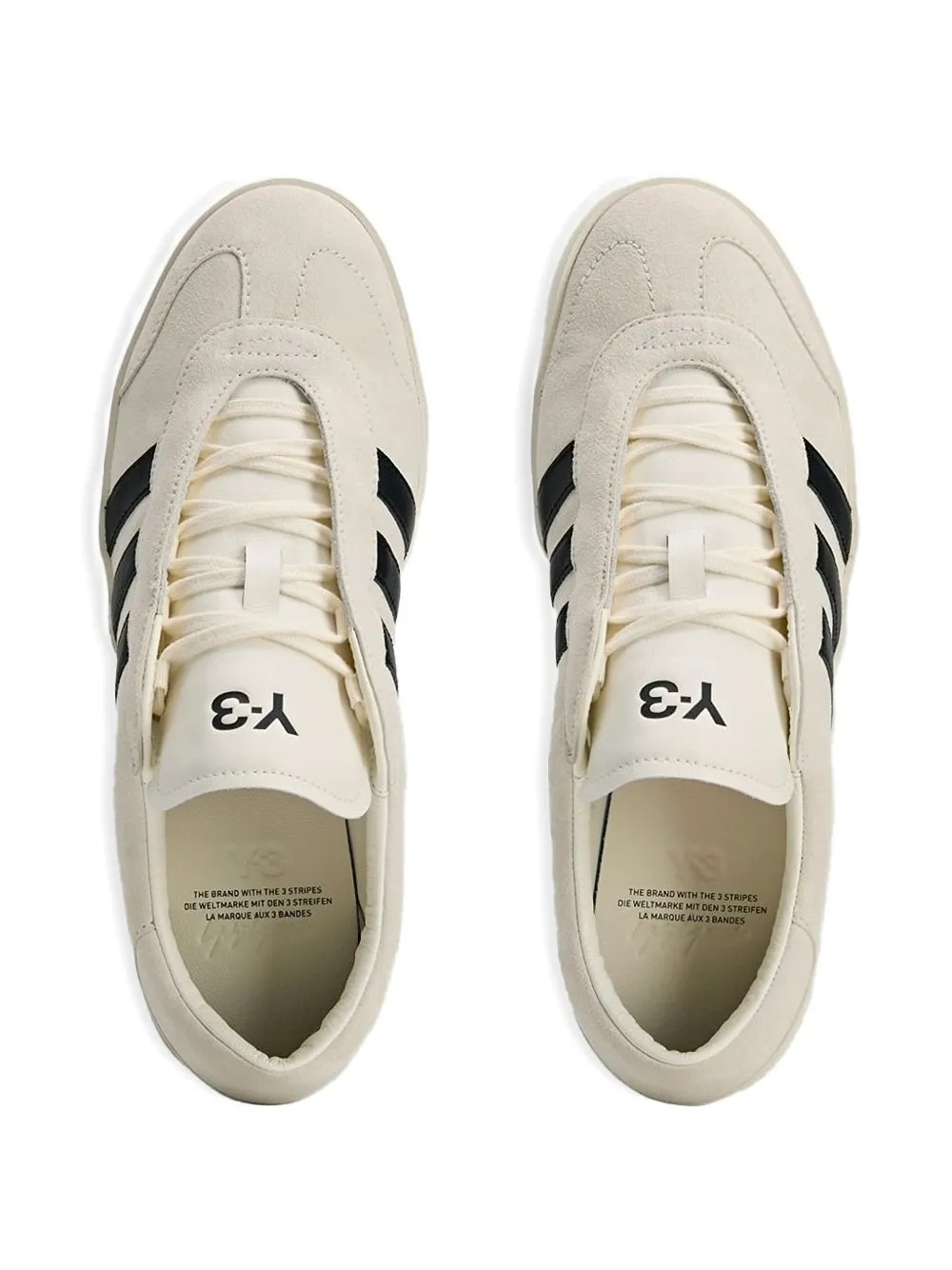 Y-3 Gazelle sneakers met logo Beige