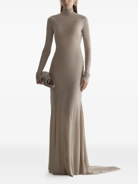 Mugler jersey gown dress