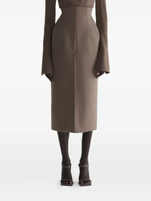 Mugler nederdel med korsetudsmykning