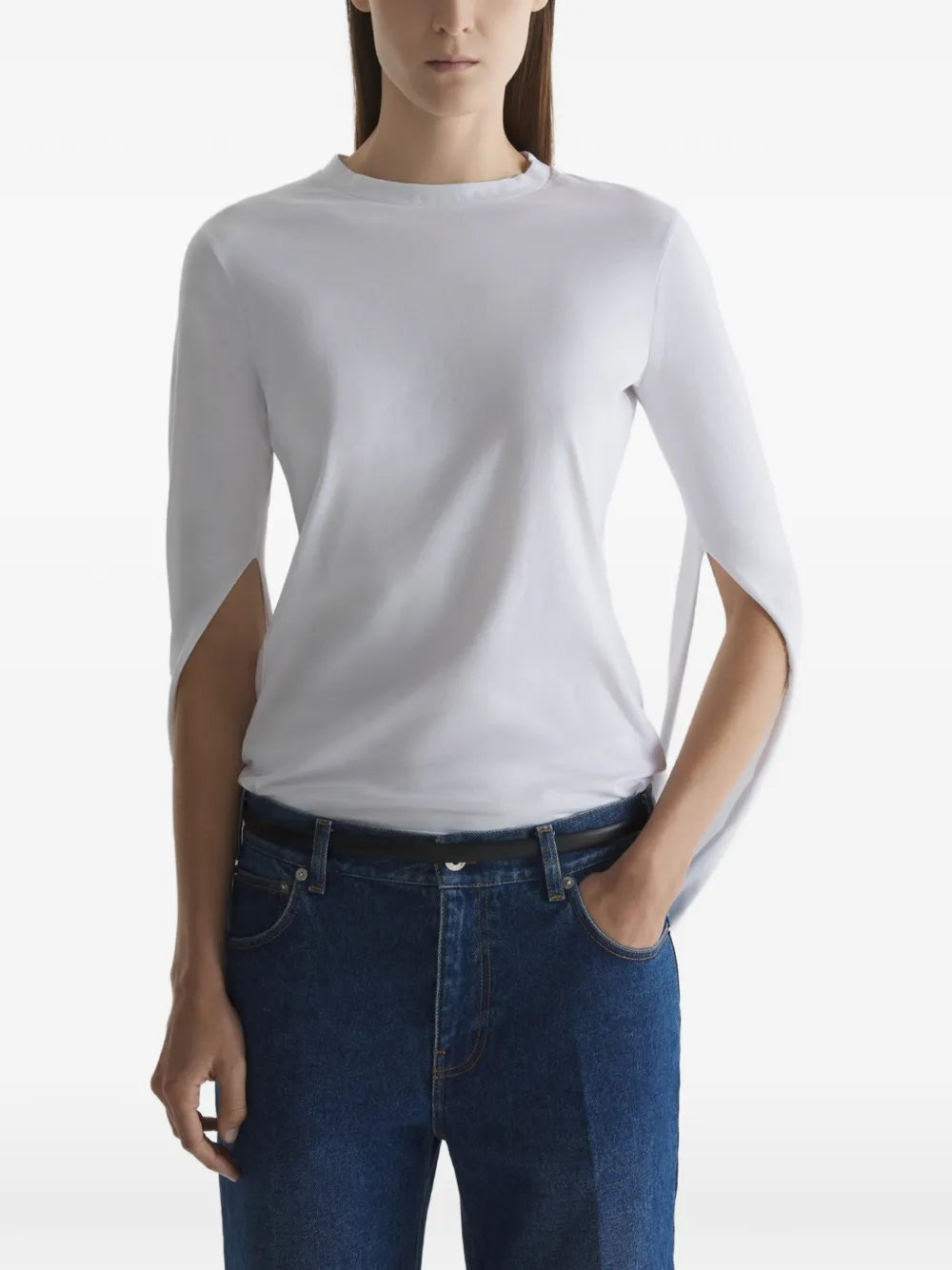 Mugler Cascade Loop T-shirt - White