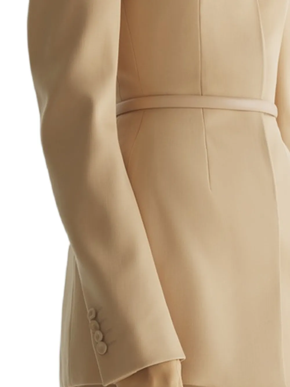  Mugler Hourglass Jacket - Neutrals 