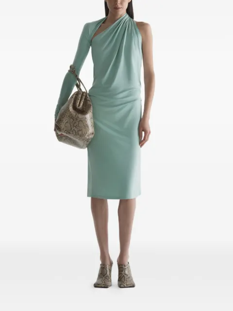 Mugler draped loop dress