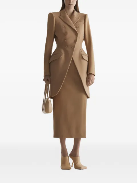 Mugler long hourglass jacket