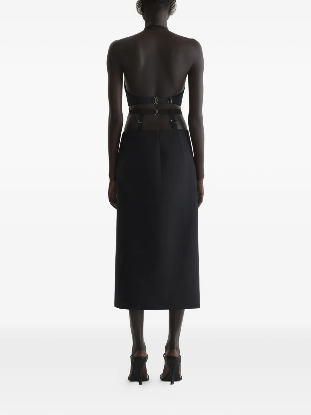 Mugler Suspended rok Zwart