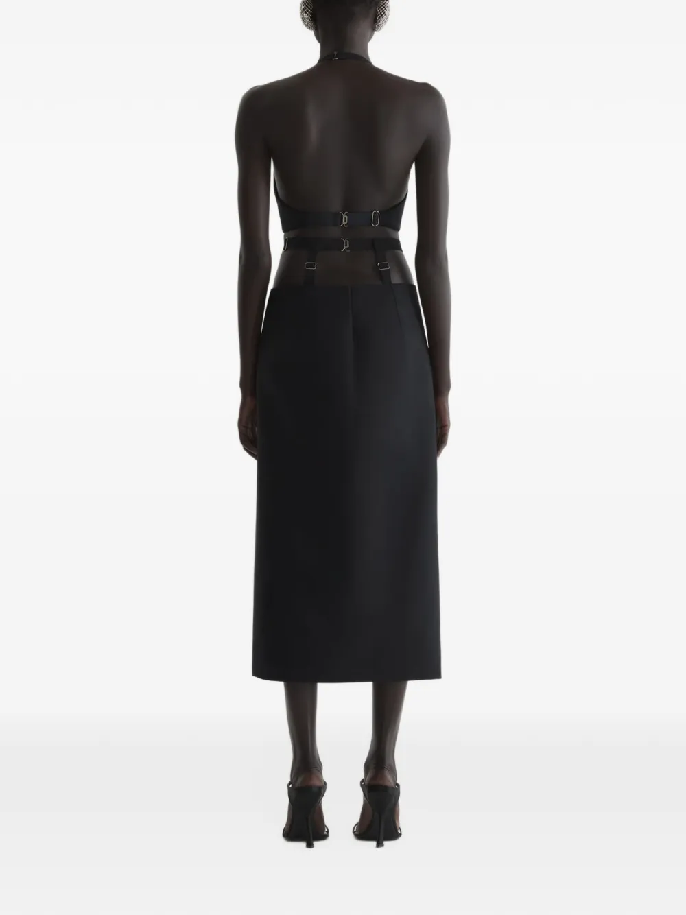 Mugler Suspended rok Zwart