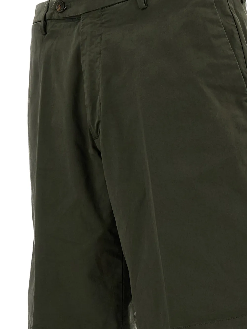 Briglia 1949 Shorts met riemlussen en knopen Groen