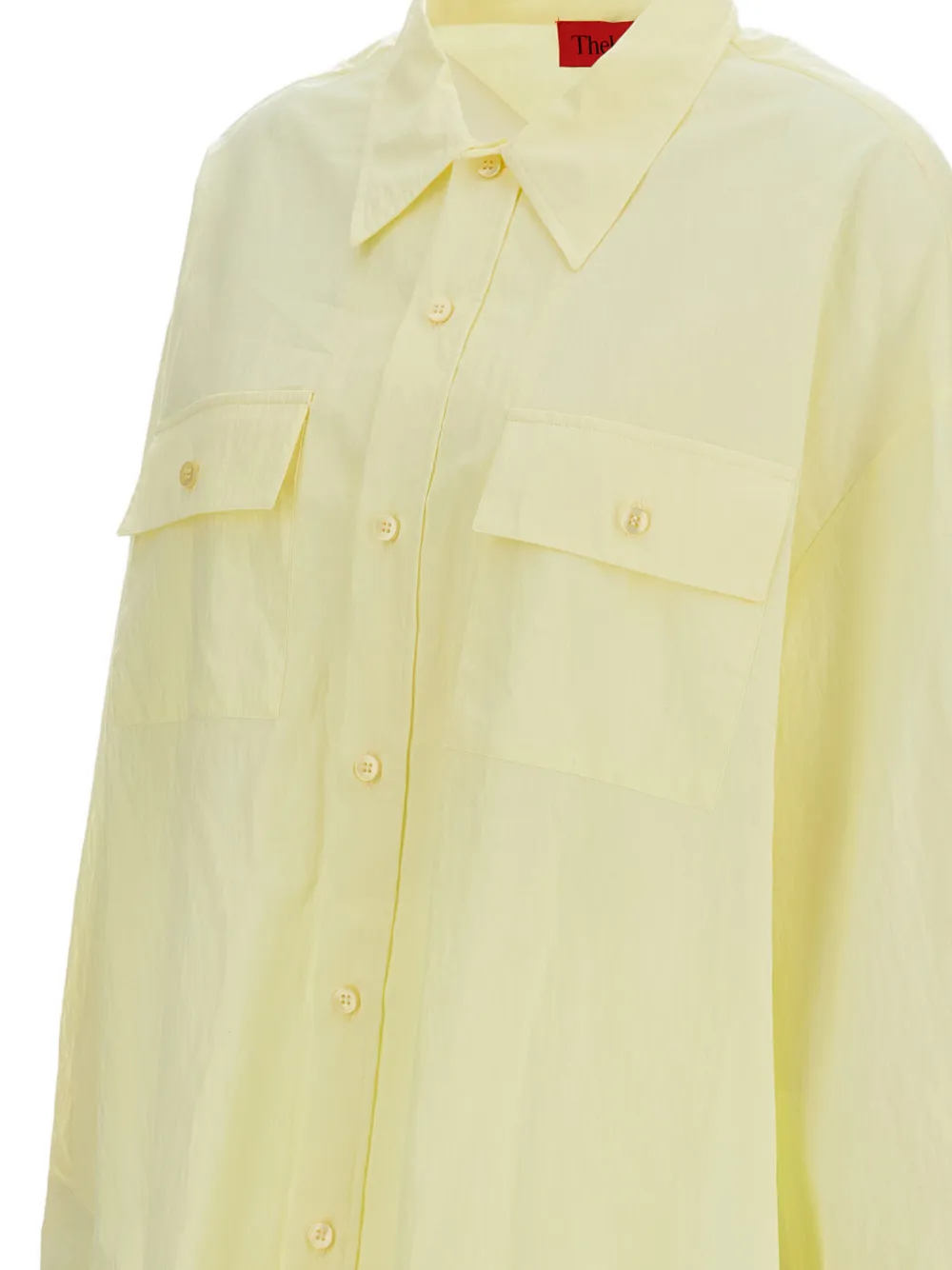  Thelatest Daria Button-up Shirt - Yellow 