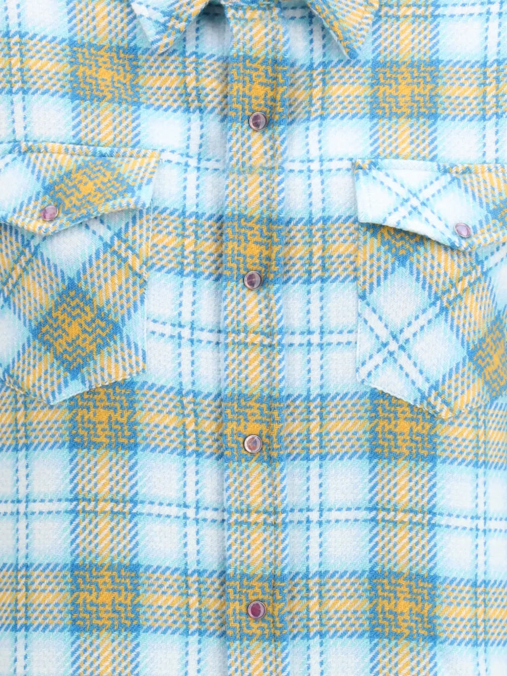  God's True Cashmere Freedom Cashmere Shirt - Blue 