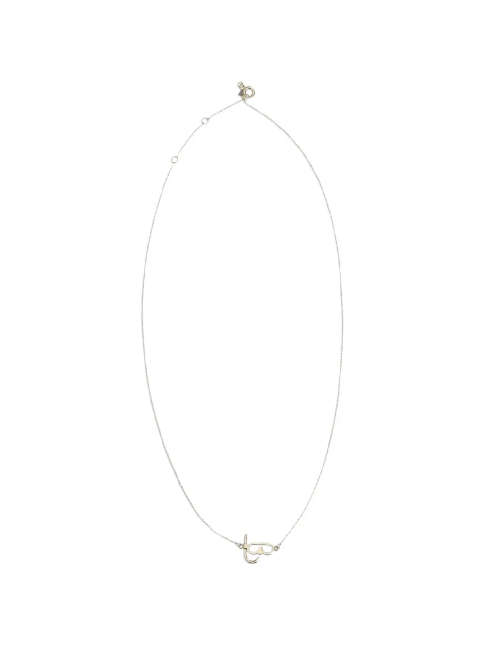 Aliita Snorkeling yellow-gold necklace - Argento