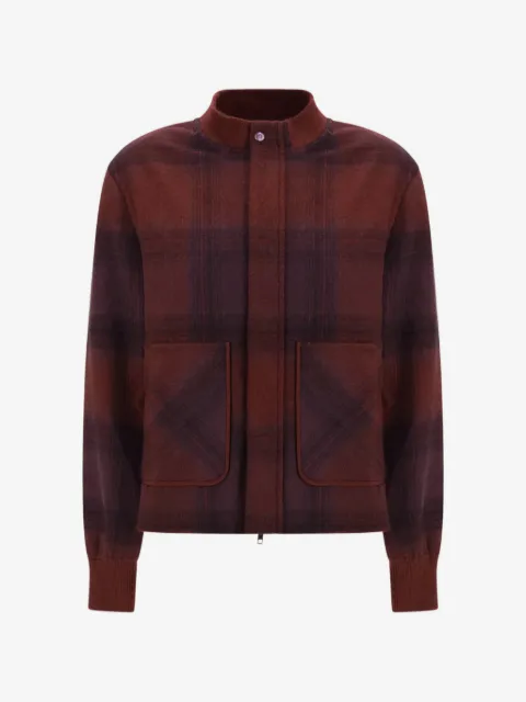 GOD'S TRUE CASHMERE Gradtitude plaid jacket