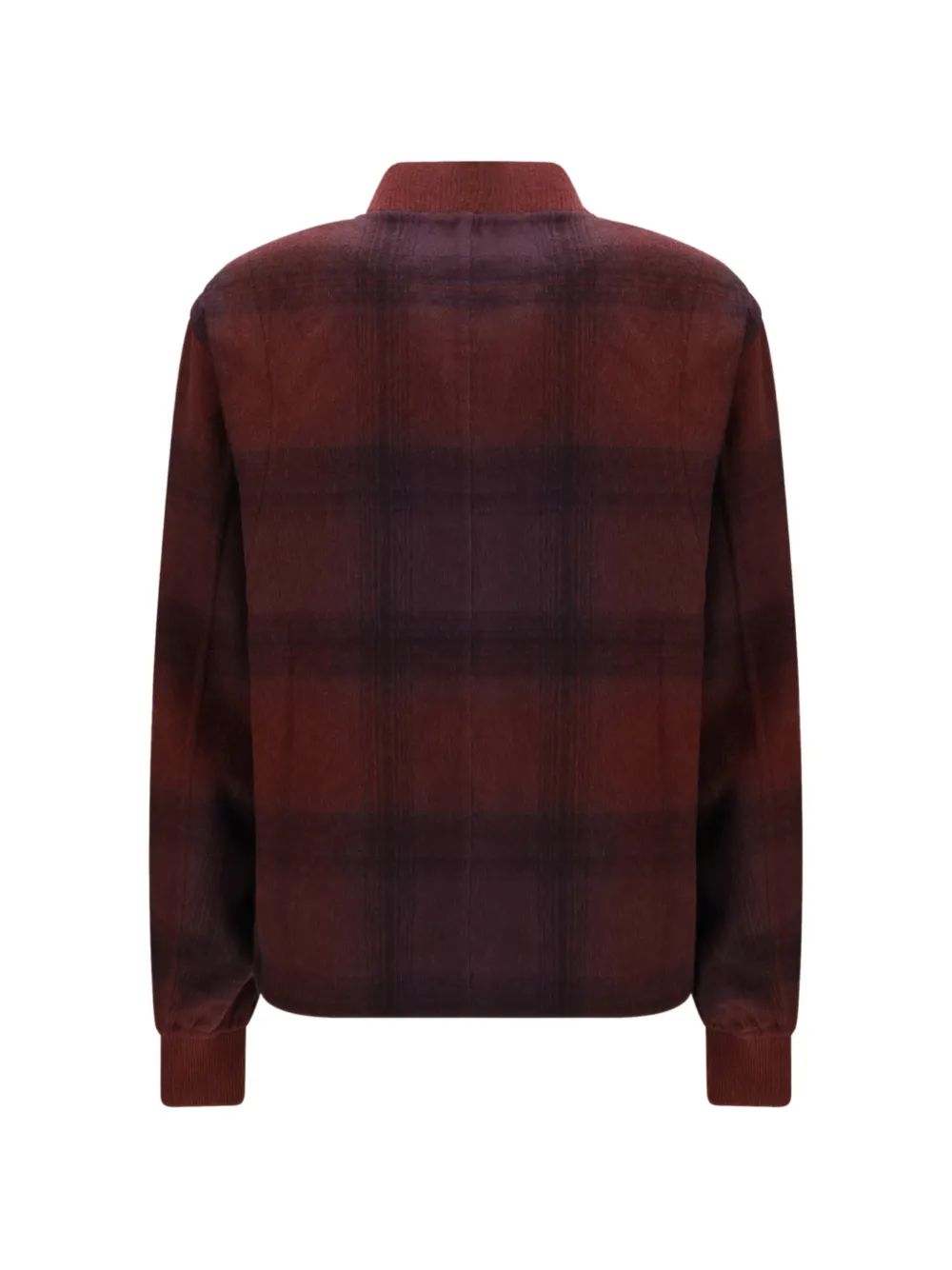  God's True Cashmere Gradtitude Plaid Jacket - Brown 