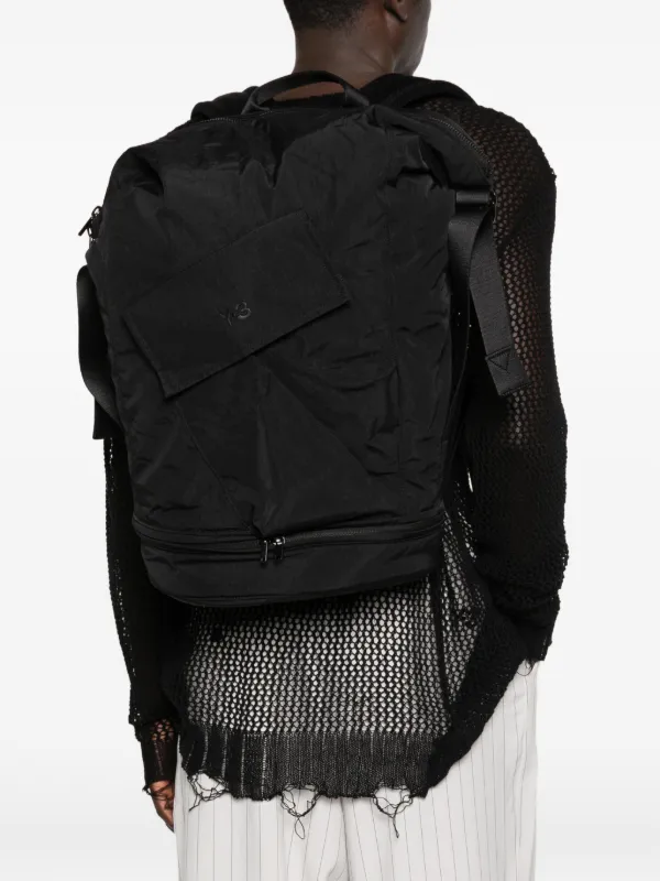 Y-3 ロゴ バックパック | ブラック | FARFETCH JP