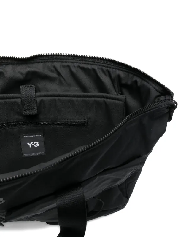 Y-3 Logo Patch Tote Bag | Black | FARFETCH CA