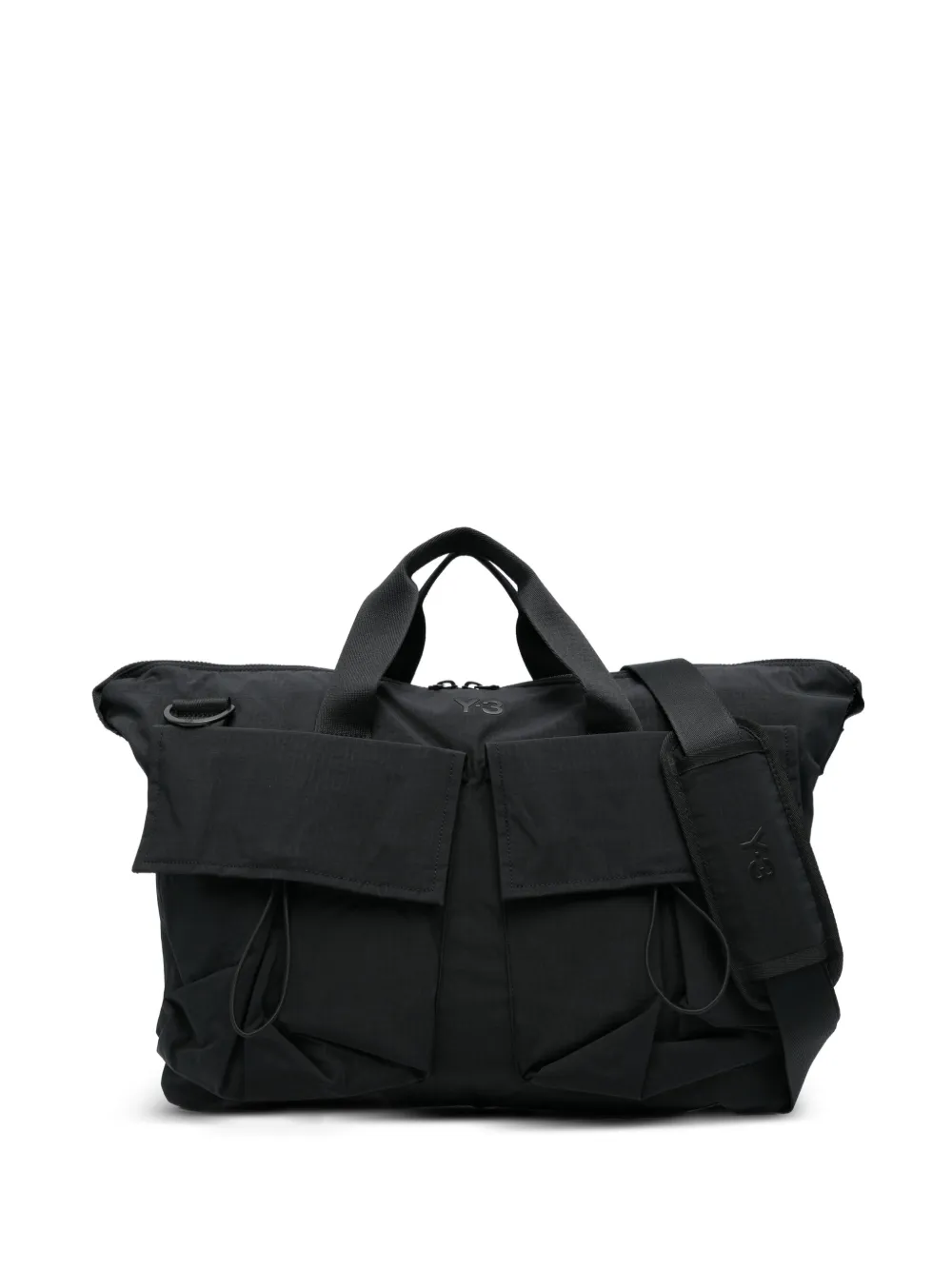 Y-3 flap-pocket tote bag - Nero