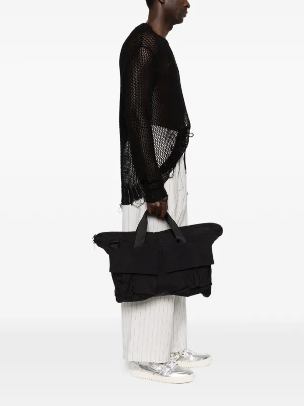 Y-3 Logo Patch Tote Bag | Black | FARFETCH