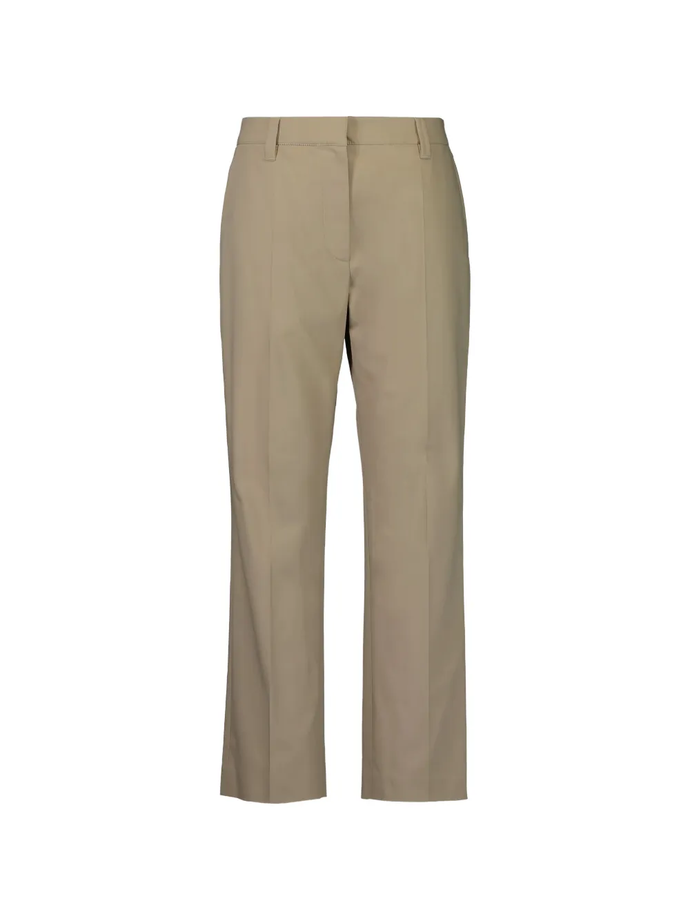 Brunello Cucinelli concealed-fastening cigarette trousers - Marrone