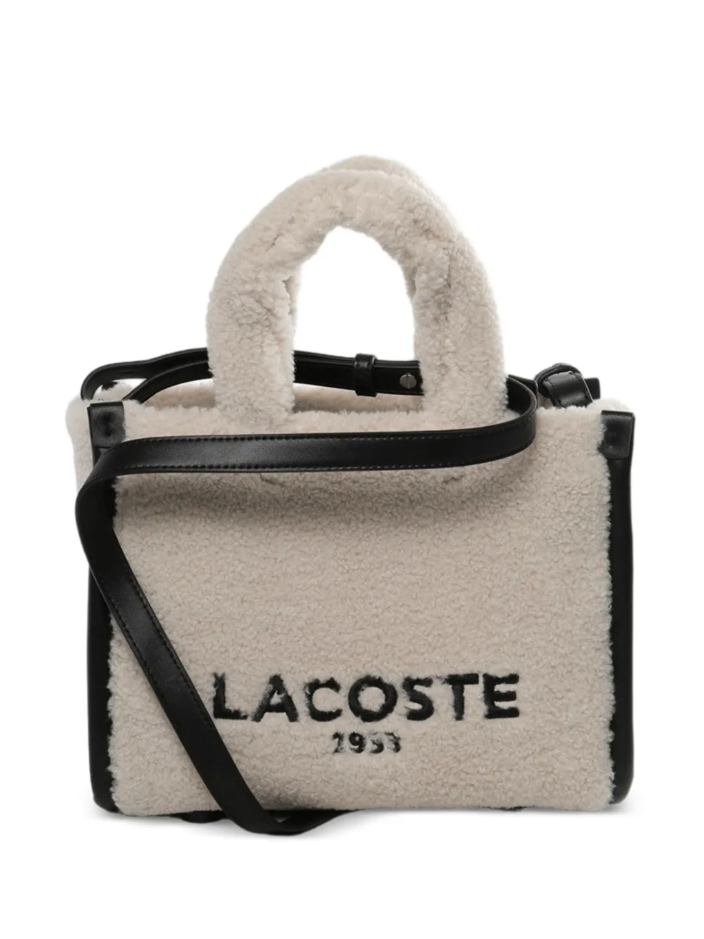 Lacoste small Heritage tote bag - Toni neutri