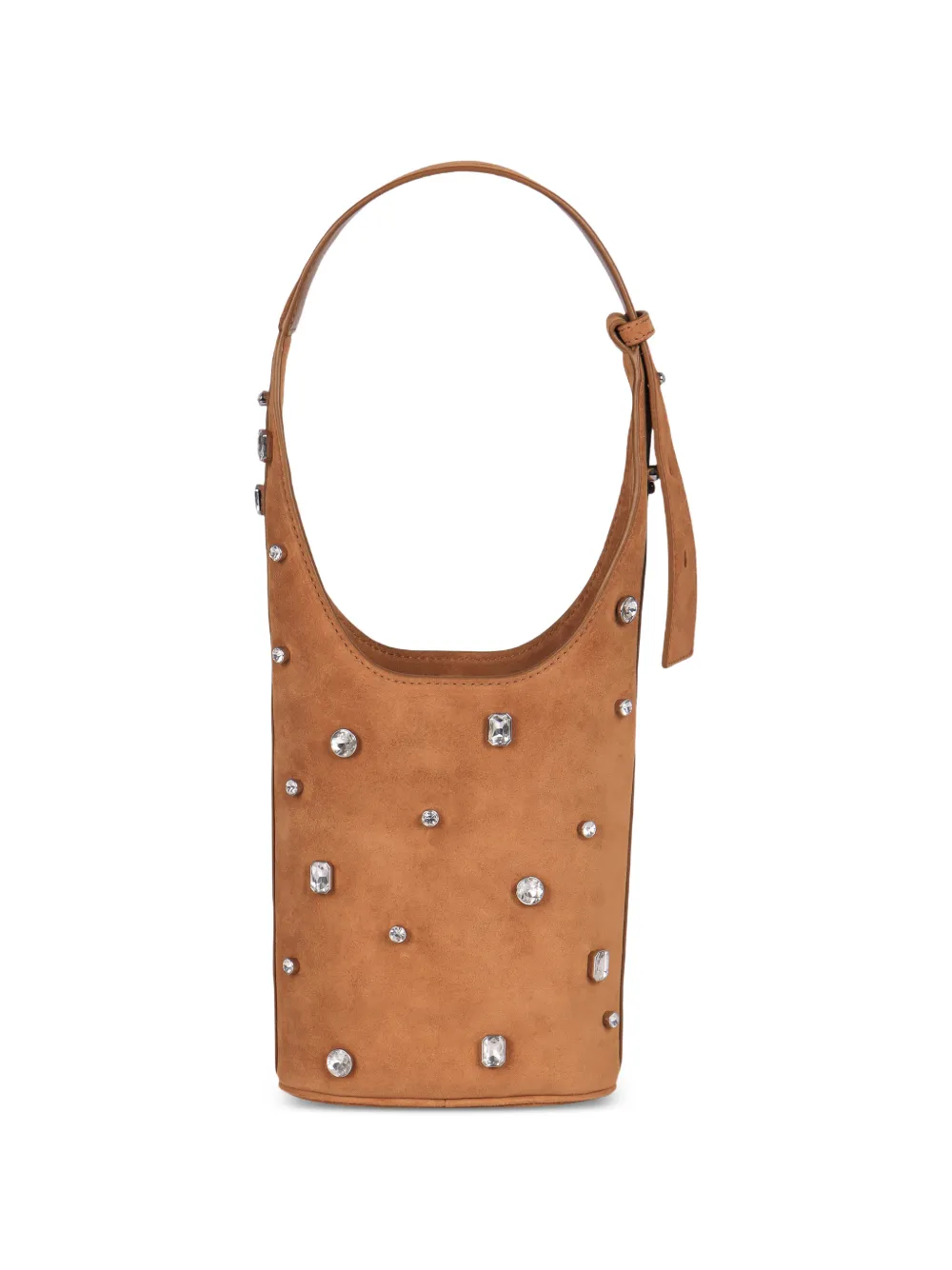 Veronica Beard Bucket-tas met kristallen Bruin