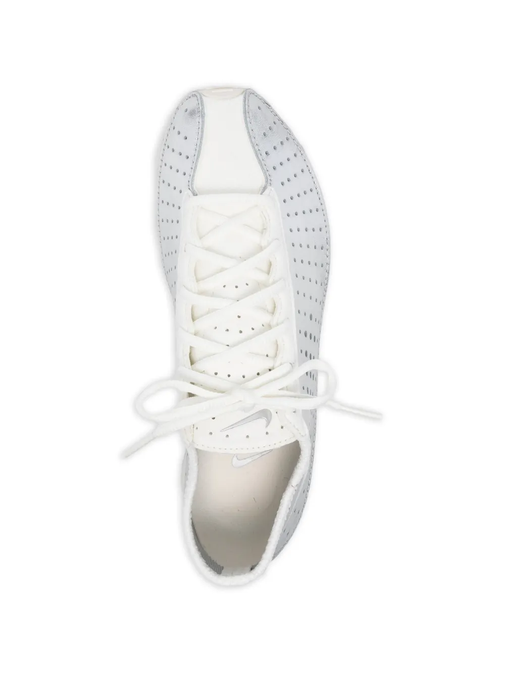 Nike Air Superfly Argento pelle sneakers Zilver