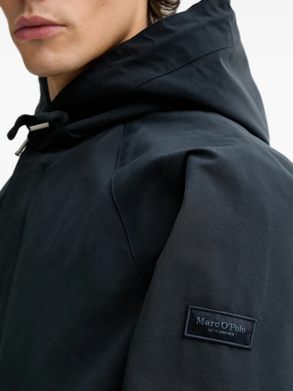 Marc O'Polo hooded jacket Blauw