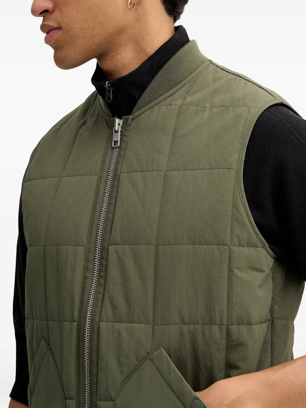 Quilted Water-Repellent Vest