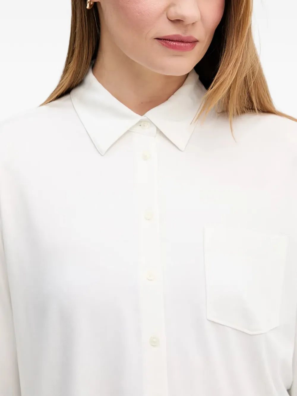 Marc O'Polo Overhemd met borstzak Beige