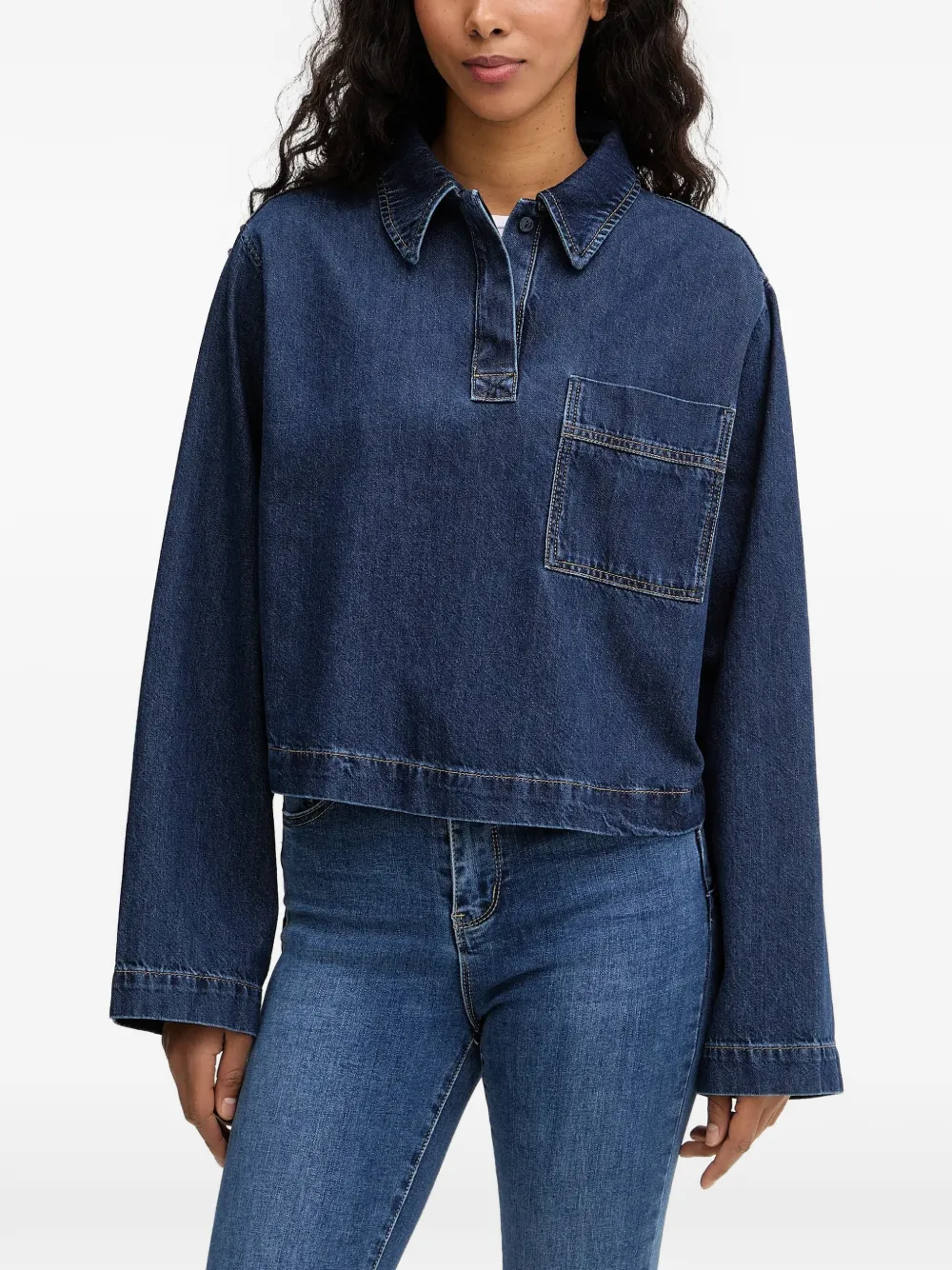 Marc O'Polo Polo denim - Blu