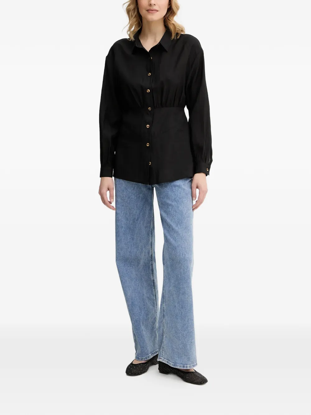  Never Fully Dressed Zoe Shirt - Black 