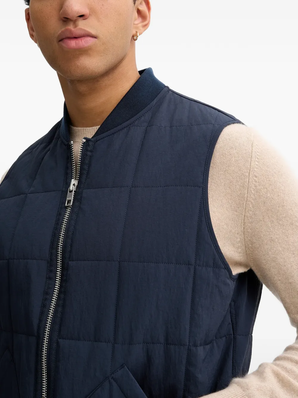 Marc O'Polo Gewatteerd waterafstotend jack Blauw