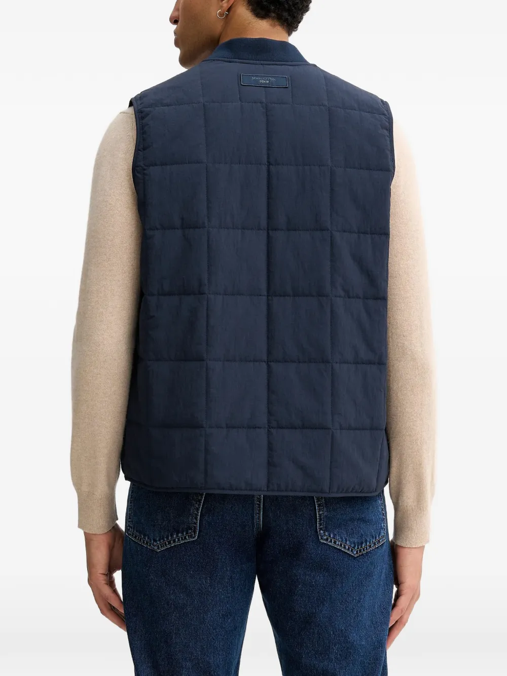  Marc O'polo Quilted Water-repellent Jacket - Blue 