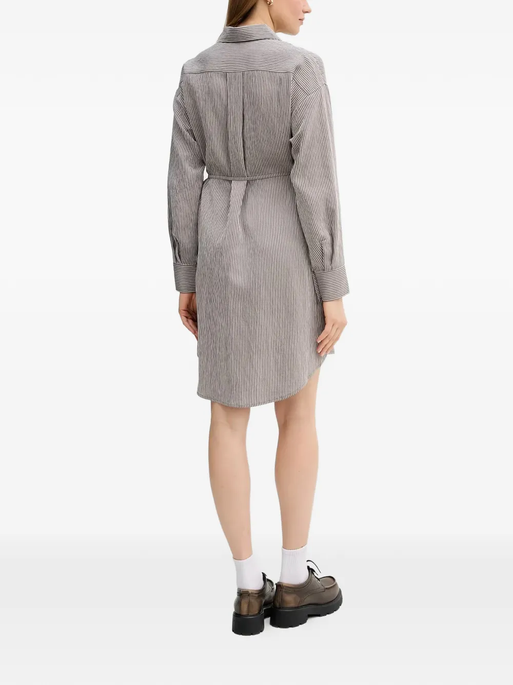 Marc O'Polo Gestreepte jurk Bruin