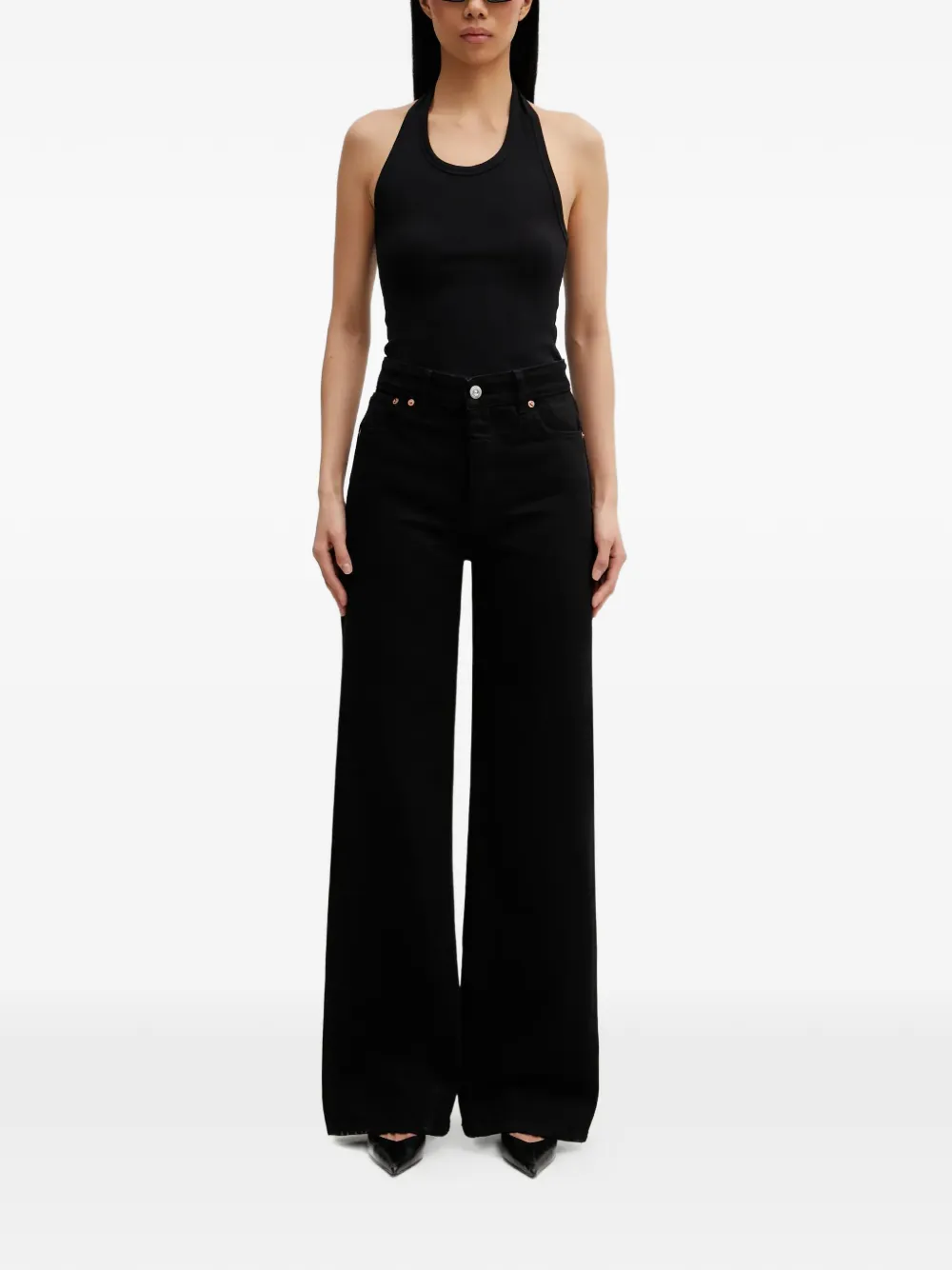 VETEMENTS Mouwloze haltertop Zwart