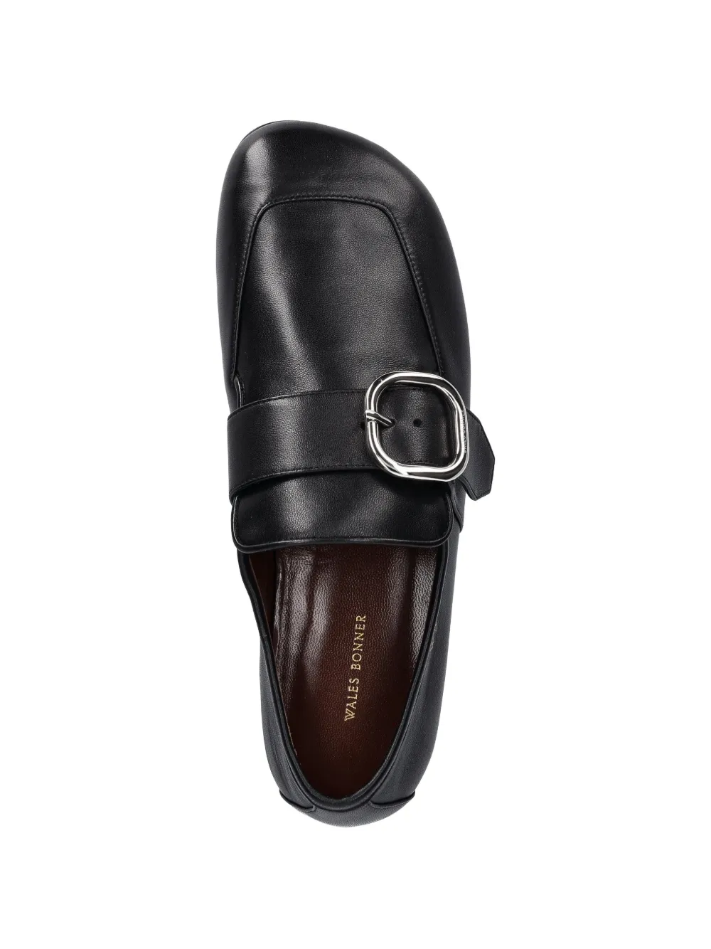  Wales Bonner Buckle Strap Loafers - Black 