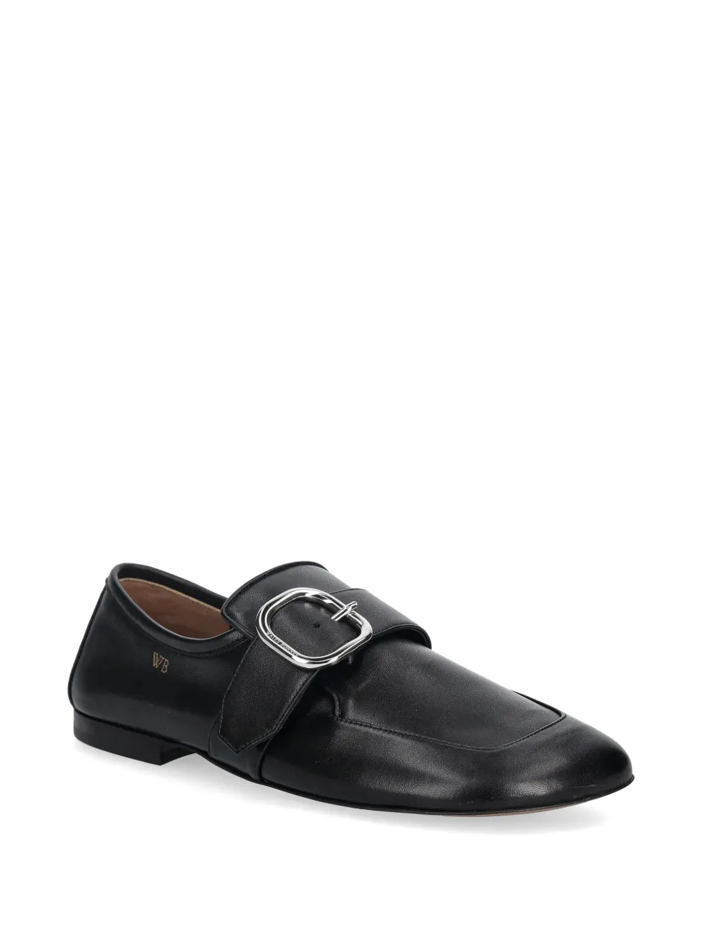  Wales Bonner Buckle Strap Loafers - Black 