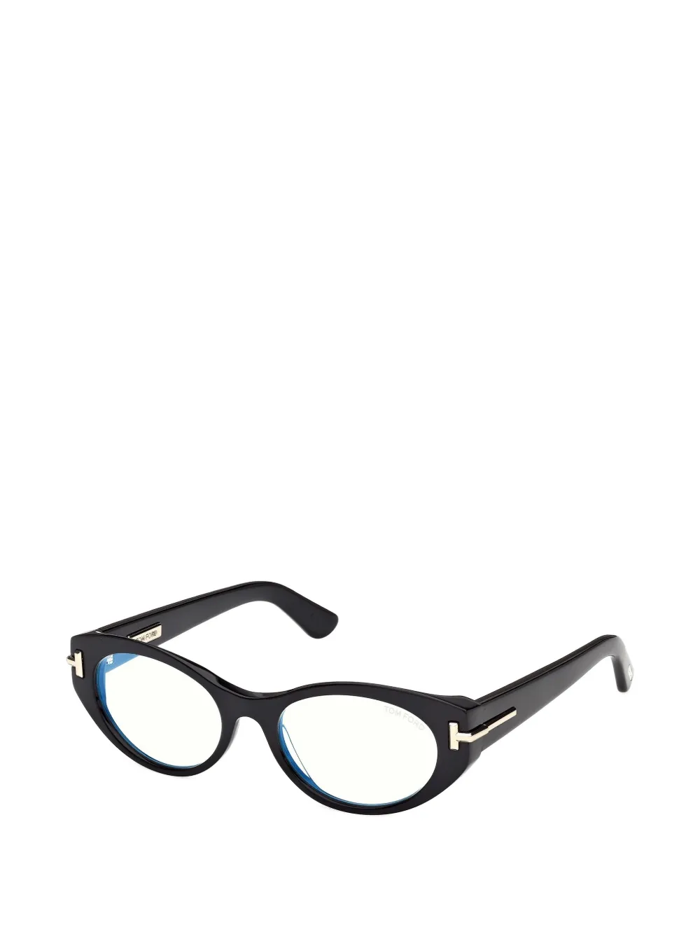 TOM FORD Eyewear Bril met cat-eye montuur Zwart
