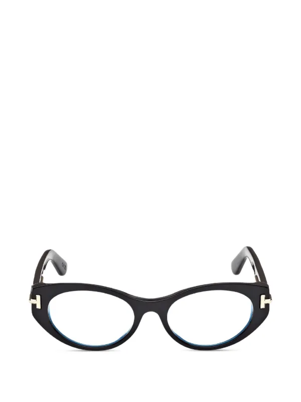 TOM FORD Eyewear キャットアイメガネフレーム | ブラック | FARFETCH JP