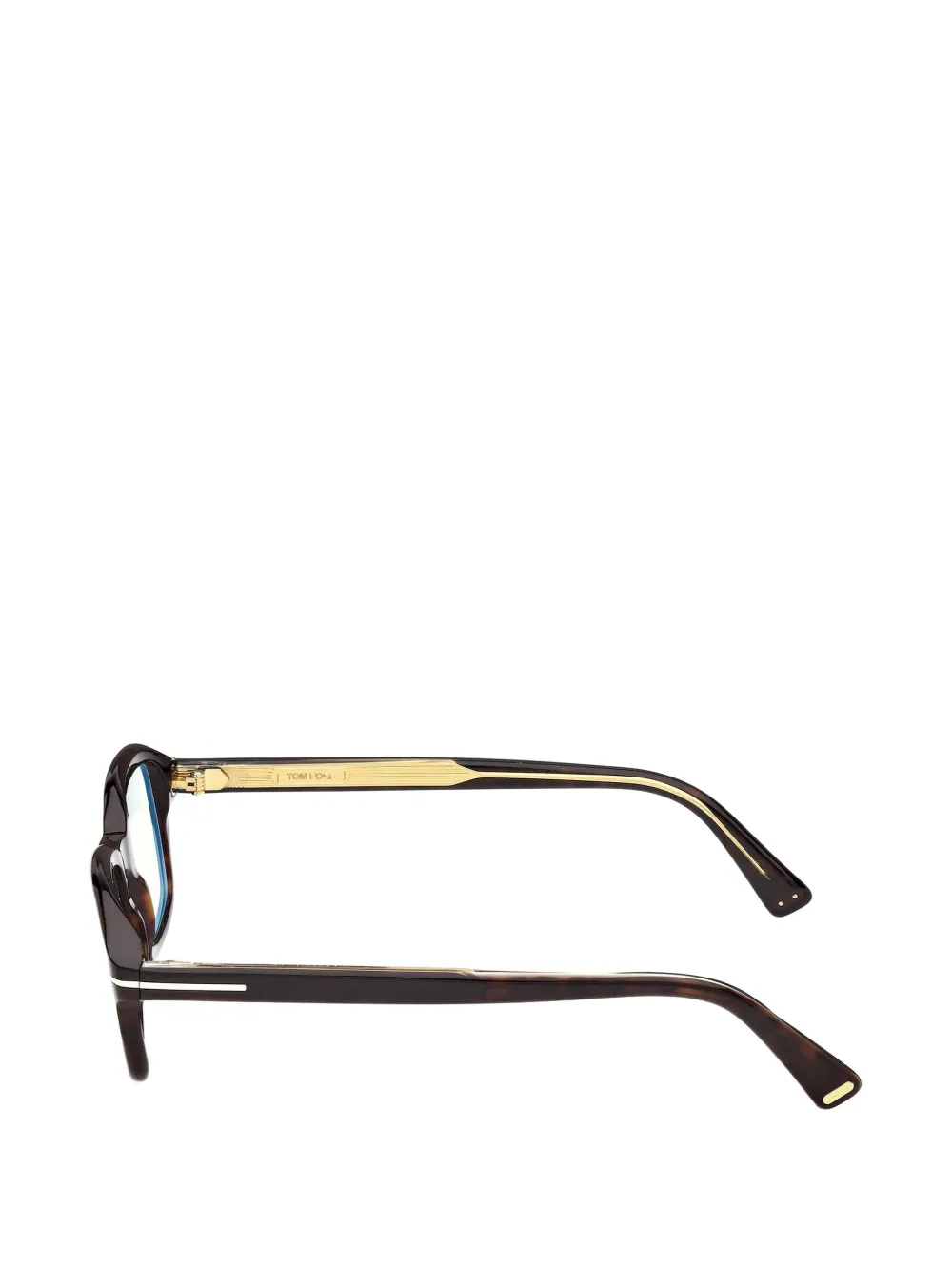TOM FORD Eyewear Bril met vierkant montuur Bruin