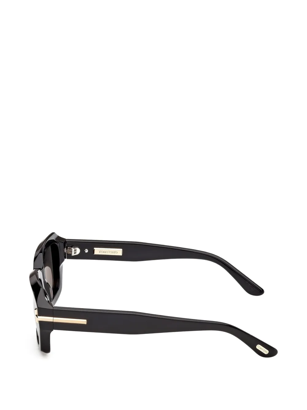Tom Ford 53mm Rectangular Sunglasses In Black