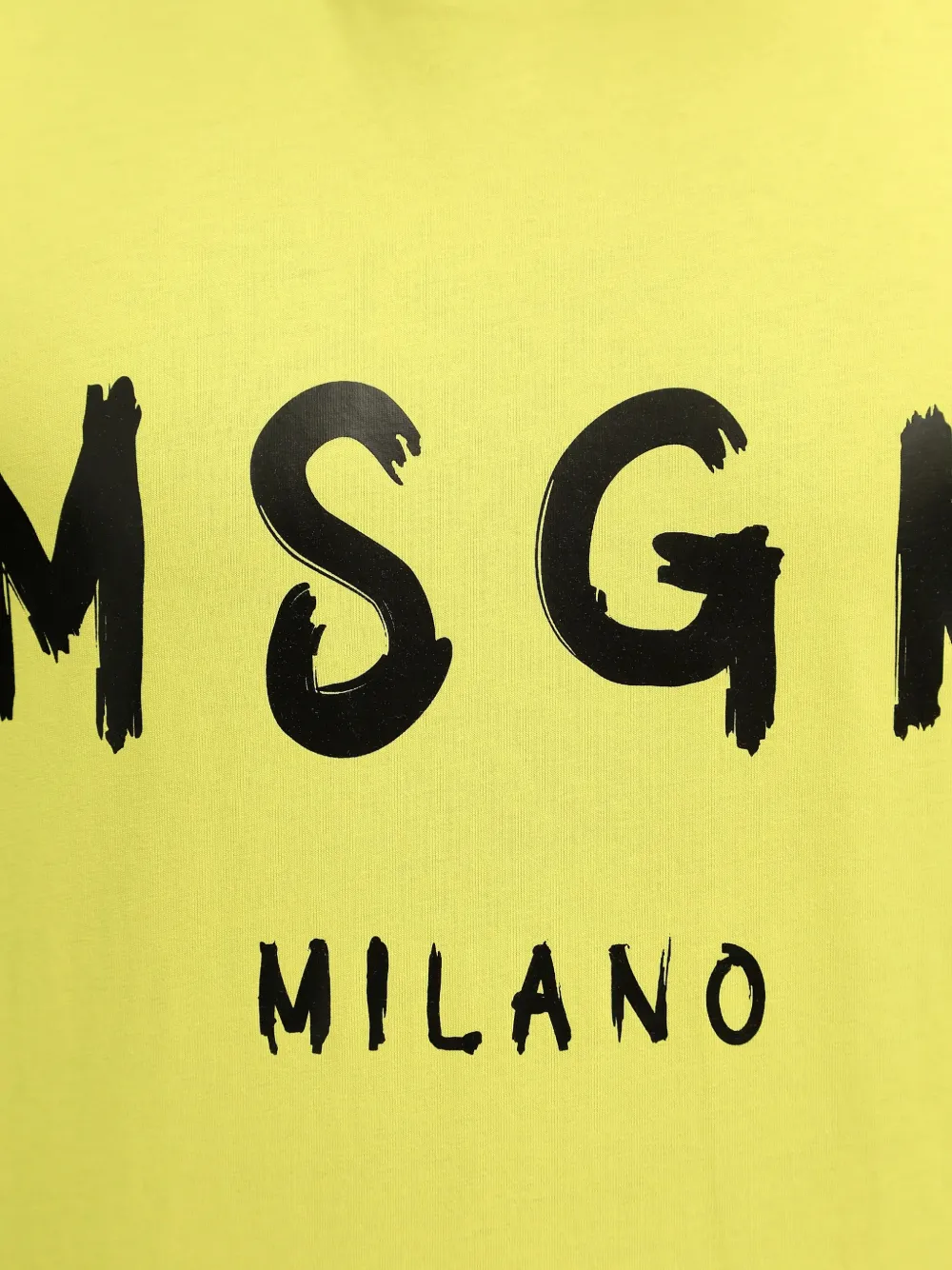 MSGM T-shirt met logodetail Geel