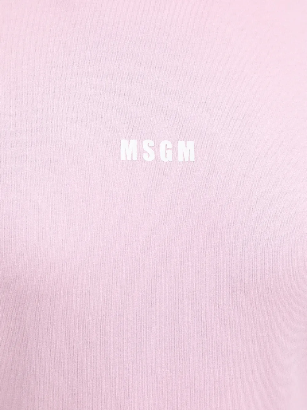 MSGM T-shirt met logodetail Roze