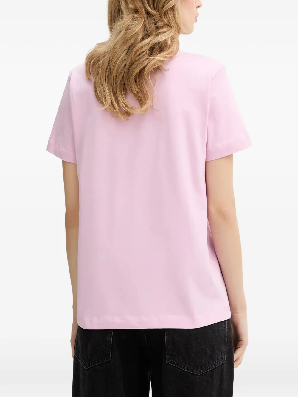  Msgm Logo-detail T-shirt - Pink 